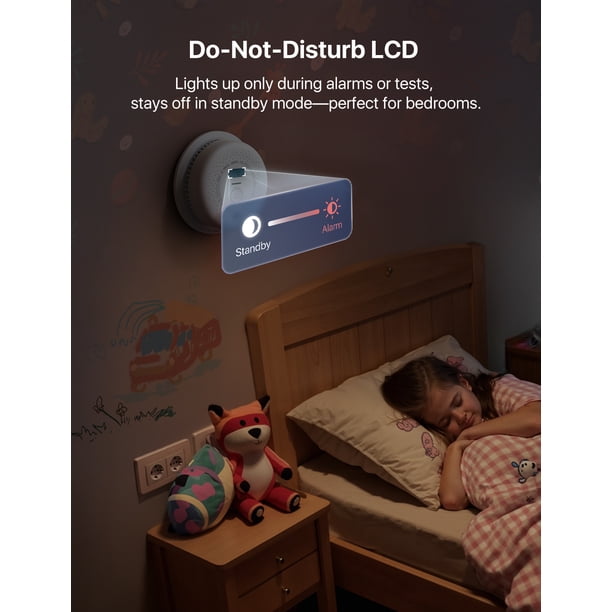 X-Sense Smoke and Carbon Monoxide Detector Combo, 10-Year Sensor