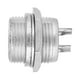 thumbnail image 5 of Adaptador de conector de aviación, 100 piezas Enchufe de aviación Carcasa de acero inoxidable universal 2 pines Conector macho Enchufe 16 mm Adaptador de conector de aviación de metal Enchufe macho, 5 of 7