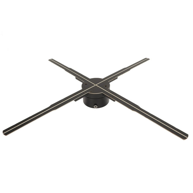 3D Hologram LED Fan, WiFi Holographic Video Projector with Remote and BT, AV Unlimited Splicing, 576 LED, for Phone, Computer, Business Exhibition Holiday Trade Show