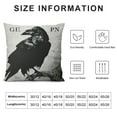 thumbnail image 5 of The Raven by Edgar Allan Poe Pillow Cover, Book Pillow Cover., 5 of 5