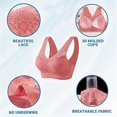 thumbnail image 3 of women\'s Orthopedic Anti-sagging Bra For Senior Women Posture Correcting Bra Breathable Push Up Bras, 3 of 5