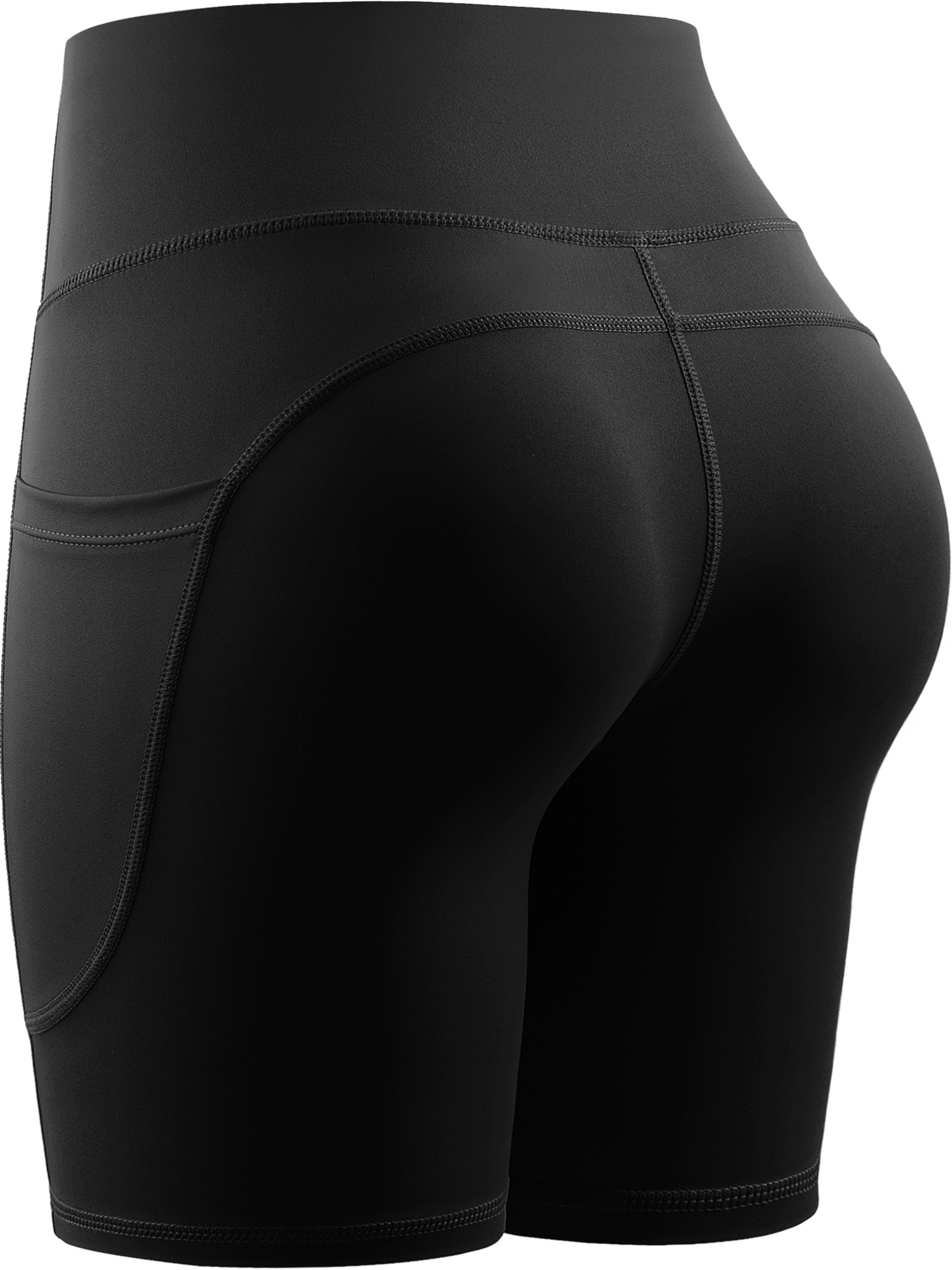 NELEUS Women's 8" High Waist Biker Shorts, Black photo 6