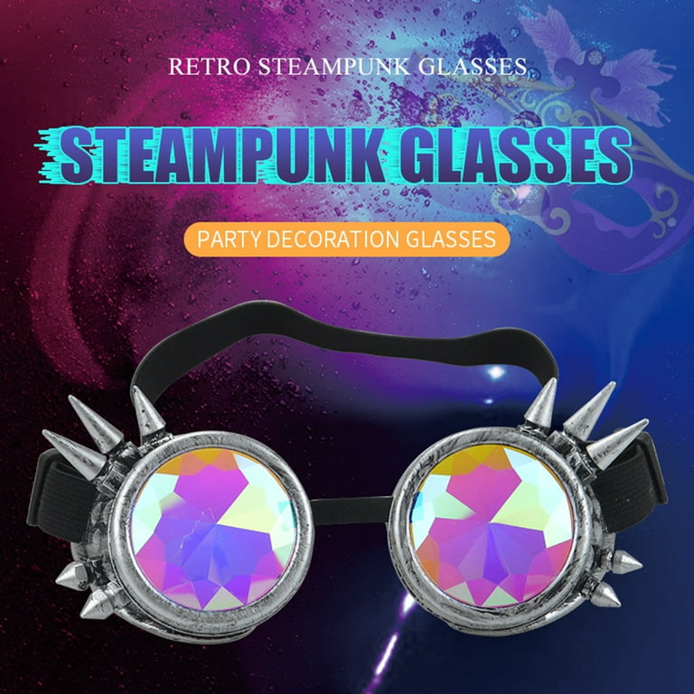 Amazon.com: TOSGMLOUS Vintage Steampunk Goggles Glasses with