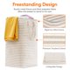 thumbnail image 2 of Cesto de ropa Lifewit, grande, plegable, 80 L, impermeable, color beige, 2 of 9