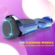 thumbnail image 4 of HOVERSTAR Hoverboard Patineta Electrica Nueva Versión-LBW17, Colores metálicos Dos Llantas Scooter de Autobalance con Bocina Bluetooth para Escuchar Musica y luz LED en Las Llantas HOVERSTAR  LBW17, 4 of 7