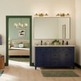 thumbnail image 6 of 45497NBRCLR Kichler Lighting Crosby - 3 Light Bath Vanity-8.75 Inches Tall and 23 Inches Wide-Natural Brass Finish-Clear Glass Color, 6 of 9