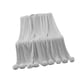 thumbnail image 5 of Manta de punto acogedora con borlas, regalo suave, 39,37 x 41,34 pulgadas Gris, 5 of 9