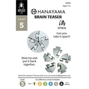 BePuzzled, Spiral Hanayama Metal Brainteaser Puzzle Level 5 Ages 12+