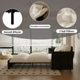 thumbnail image 4 of 74.8"3 In 1 Sleeper Sofa Couch Bed,Convertible  Queen Size  Sofa Bed With 2 Soft Pillows,Prefect For Living Room,Apartment, 4 of 9