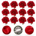 thumbnail image 1 of OULII 12 Pcs Barrettes pour Cheveux Femmes Fleur Rouge pour Fêtes, 1 of 8