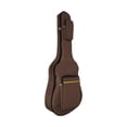 thumbnail image 1 of TISHITA Guitar Gig Bag Scratch Resistant with Handle Protective Birthday Gift Backpack Coffee, 1 of 8