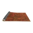 thumbnail image 2 of Ahgly Company Indoor Round Oriental Orange Industrial Area Rugs, 7' Round, 2 of 4