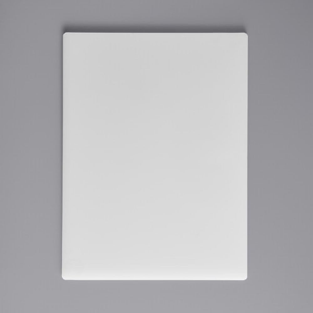 TrueCraftware- 24" x 18" x 1/2" White Plastic Utility Cutting Board- Non-Skid Thick Plastic Chopping Board Cutting Boards for Meat & Vegetables Fruits Dishwasher Safe Home Kitchen and Restaurants