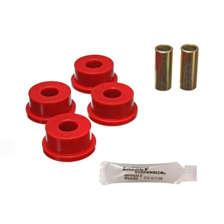 Firebird Rear Bushings - Energy Suspension 82-01 Chevy Camaro / 82-02 Pontiac Firebird Rear Red Panhard Bar Bushing Set