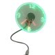thumbnail image 2 of USB LED Fan, Mini LED Clock Fan with Flexible Gooseneck, Persona, 2 of 5