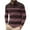 #041 Wine, variant on Felirenzacia Men’s Classic Fit Striped Polo Shirt, Quick Dry Moisture Management Sports Top, Wine,S