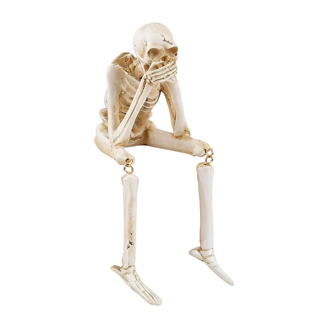 JJKBVCLO Combinaison de Simulation de Cheminée d'Halloween Statue en Résine Sans Mal Collection de Cour Atmosphère