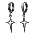thumbnail image 1 of kurtrusly Gothic Punk Style Copper Metal Drop Earrings Classic For All Occasions Unisex Gift black, 1 of 6