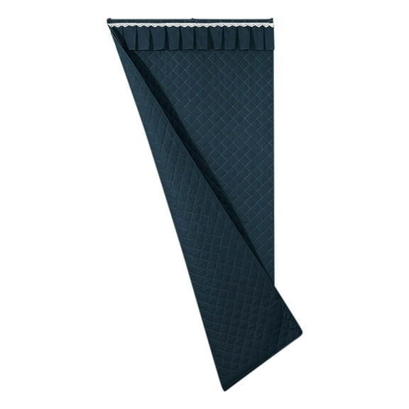 HomeDM Thermal Insulated Door Curtain, Thicken Cotton Curtain Entrance Cover Patio Door Insulation Cover Keep Warm Winter, Army Green, 35.4"x74.8"