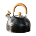 thumbnail image 2 of DOLITY Whistling Kettle Modern Large Capacity Cookware Teapot for Dorm Camping Home 2.5L black, 2 of 9