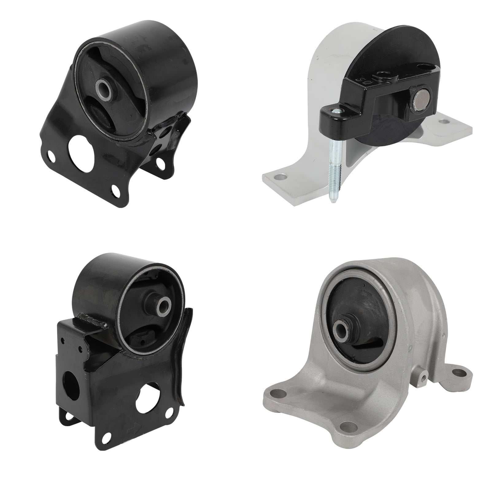ECCPP Engine Motor Mount and Transmission Mount Kit Fit For Nissan Altima 2002 2003 2004 2005 2006 L4 2.5L, Automatic Transmission A7340 A7341 A7342 A7343