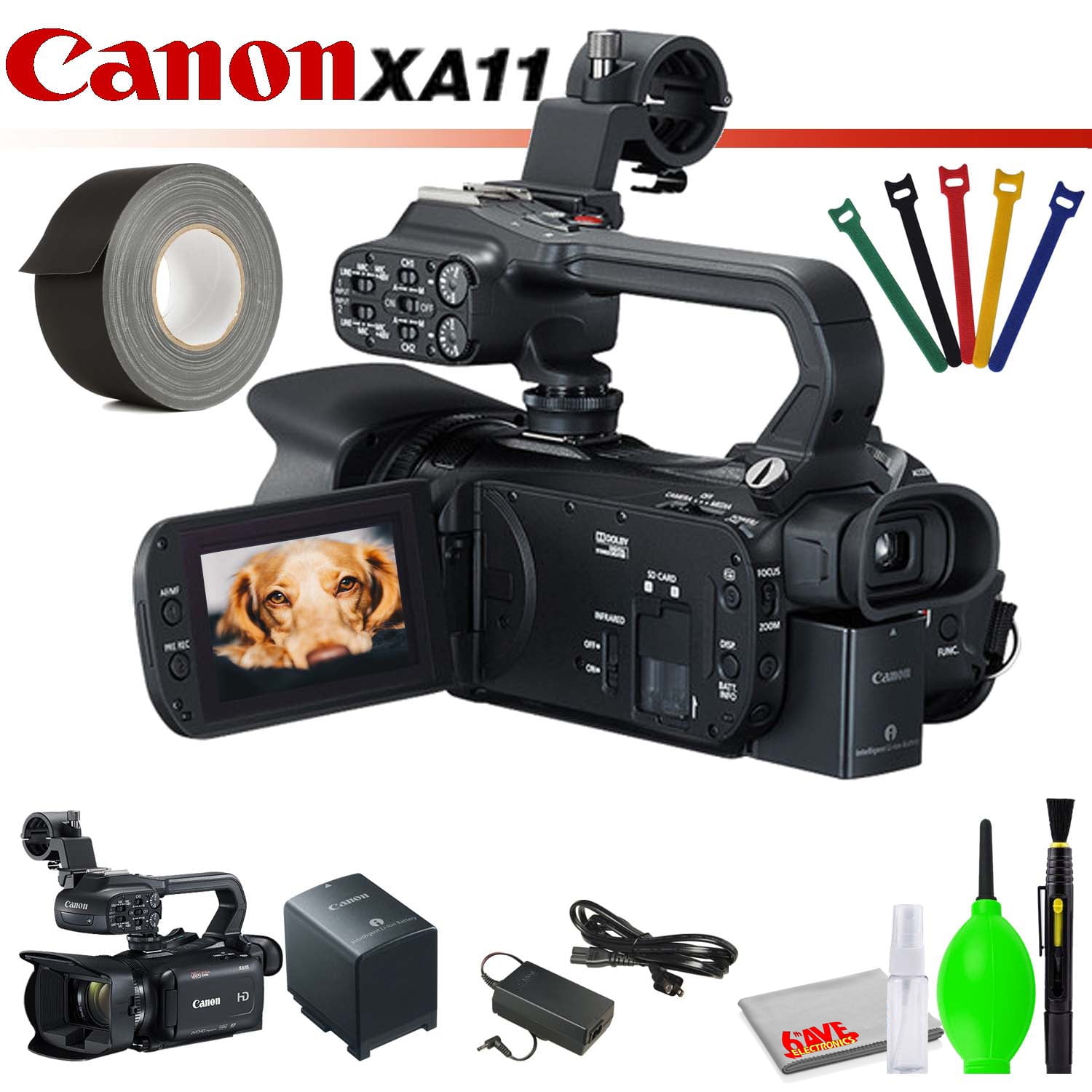 Canon XA11 Compact Full HD Camcorder with HDMI and Composite Output