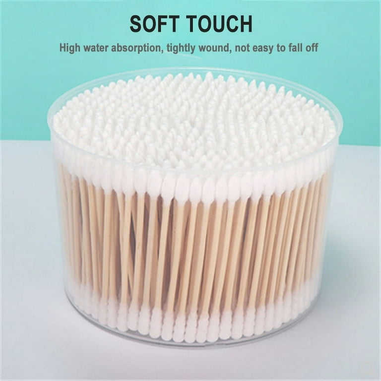 200 Pcs 6 Inch Professional Large Cotton Swabs for Dog, Bamboo Cotton Buds  of Medium and Large Pets Ears Clean