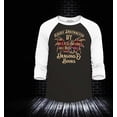 thumbnail image 2 of Shop4Ever Men's Easily Distracted by Dragons and Books Raglan Baseball Shirt X-Large Black/White, 2 of 4