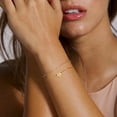 thumbnail image 3 of Womens Heart Bracelet with Initial Charms Retro Copper Letter Bracelet Summer Fashion Jewelry for Women Heart Charm, 3 of 5