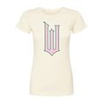thumbnail image 2 of Wicked - A Story Of Two Halves - Juniors Fitted Graphic T-Shirt, 2 of 5
