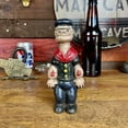 thumbnail image 2 of Popeye Sailor Man Cast Iron Coin Bank With Painted Antique Finish (5" Tall), 2 of 6