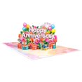 thumbnail image 3 of Yihuala 3D Cards,Happy Anniversary Popup Card,Weedings Anniversary Card for Couple Girlfriend Boyfriend, 3 of 9