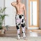 thumbnail image 2 of Balery Cute Animal with Cow Pantalones de pijama para hombre, pijama ultraligero, pantalón de descanso-Small, 2 of 6