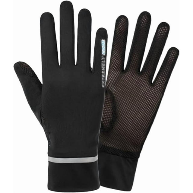 Reflective Mesh Driving Gloves for Women Summer Anti-UV Protection Sunscreen 2 Fingers Flip Touchscreen Cooling Breathable Gloves Cycling Riding Full Palm Sport Non-Slip Grip Motorcycle Golf Mittens
