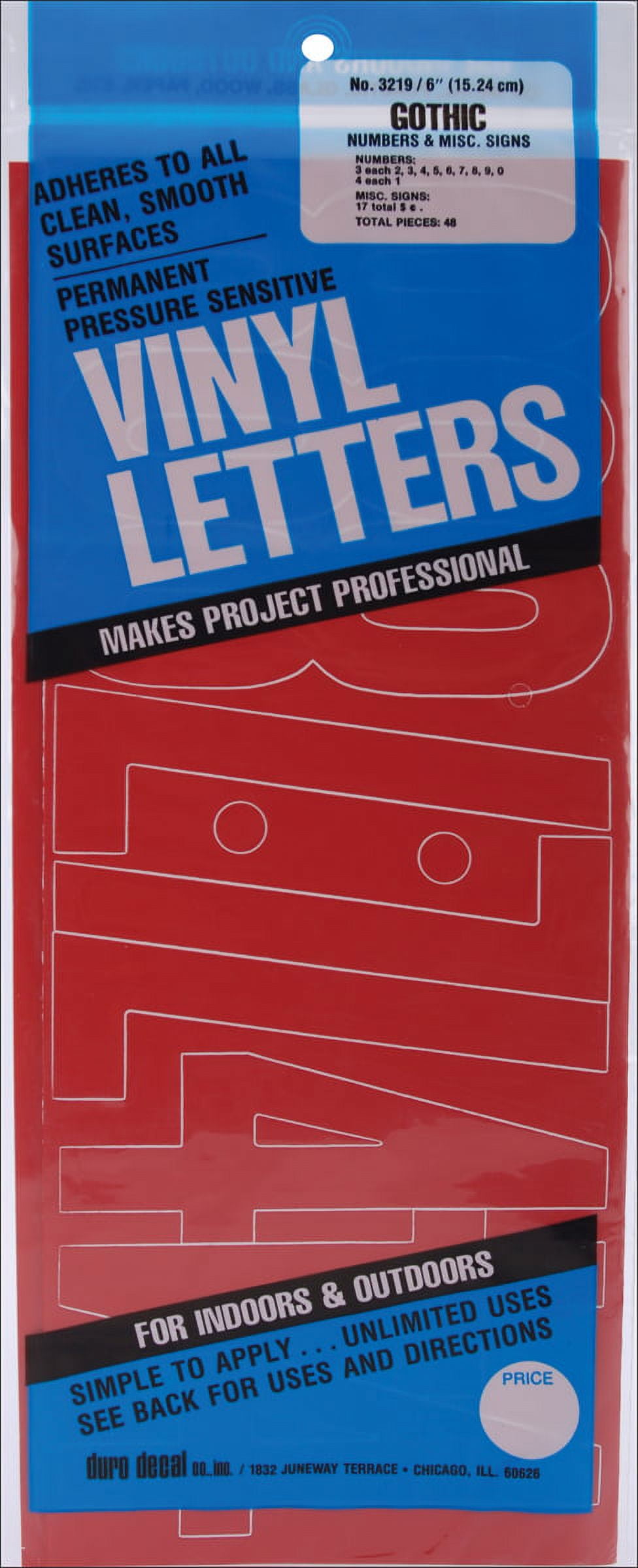 Permanent Adhesive Vinyl Numbers 6 48 Pkg Red Walmart permanent-adhesive-vinyl-numbers-6-48-pkg-red-walmart
