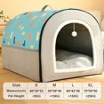 thumbnail image 1 of Warm Winter Cat Dog Bed Mat Deep Sleep Tent Cozy Geometric House Nest Removable Washable for Medium Large Dogs Pet Supplies ShopWise Round, 1 of 9