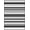 Black, Pattern 18, variant on ODIKA 4'x6' Black And White Striped Boho Welcome Washable Area Rug Varied Band Widths Modern Repeat Casual Relaxed Motif for Home Office, Under Desk, Non-Slip Chair-Friendly, Flatwoven