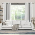 thumbnail image 6 of UTOPIA ALLEY Wall Mounted 3/4 Inch Curtain Rod - Curtain Rods For Windows 48 to 86 Inch, Adjustable Drapery Rods, Black Curtain Rods, Bedroom Curtain Rods, Tapestry Poles (Black, 48"-86"), 6 of 8