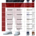 thumbnail image 3 of Mens Wide Leg Baggy Sweatpants Drawstring Waist Winter Cargo Joggers Loose Fit Athletic Jogging Pants With Flap Pockets, 3 of 8