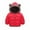 Red, variant on Edvintorg 2-8Years Fleece Children Coat 2025 Fall Winter Thicken Jacket Boys Girls Solid Color Hooded Jackets Kids Parka Outerwear with Zipper