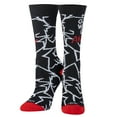 thumbnail image 2 of Cool Socks Novelty Crew Socks Women's Anxiety, Graphic Print, Large, 2 of 6
