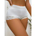 thumbnail image 3 of Womens Lace Cheeky Boyshorts Underwear - Comfortable Panty Style, 3 of 7