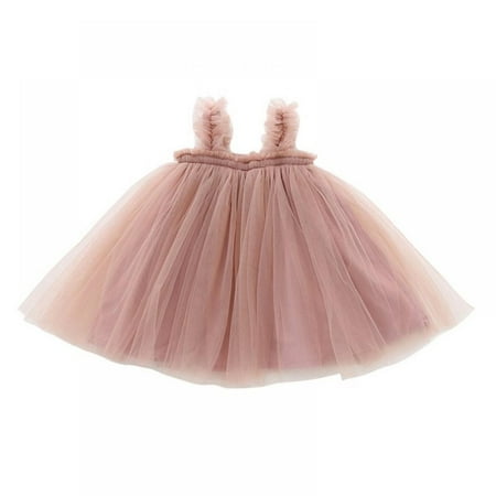

Baby Girls Toddler Tutu Dress Sleeveless Princess Infant Tulle Sundress