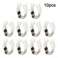 thumbnail image 2 of Arkzeo 10PCS Narrow Base Tool Spring Terry Clips Heavy Duty Tool Storage Hangers 28mm, 2 of 3