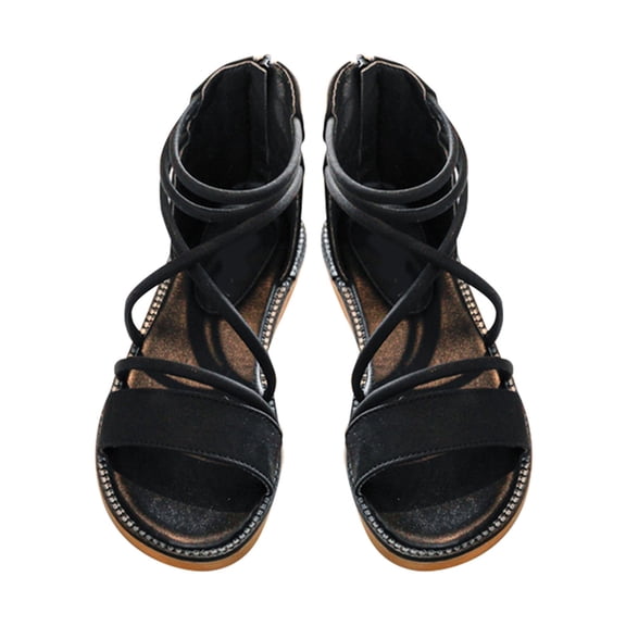 MZXELPRJD Jelly Sandals for Toddler Girls Boys Sandals Size 1 Black Mary Janes Bunny Slippers for Kids Rainbow Shoes for Girls Size 9 Toddler Boy Black 10-10.5 Years