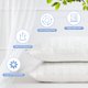 thumbnail image 3 of Meoflaw Almohadas Refrescantes Para Dormir Tamaño King, Juego De 2 Almohadas De Cama De Espuma Viscoelástica Triturada Con Funda De Almohada, Material De Doble Cara, Almohada Ajustable Loft King Para, 3 of 5