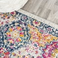 thumbnail image 3 of JONATHAN Y MODERN PERSIAN 2 x 8 Runner Rug, Boho Vintage Trellis - Ivory/Navy/Multi, MDP205C-28, 3 of 7