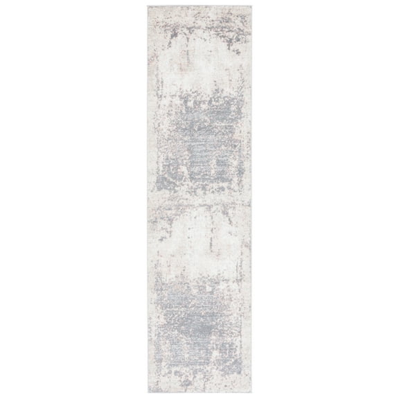 SAFAVIEH Amsterdam Nixon Abstract Runner Rug, Beige/Grey, 2'3" x 8'