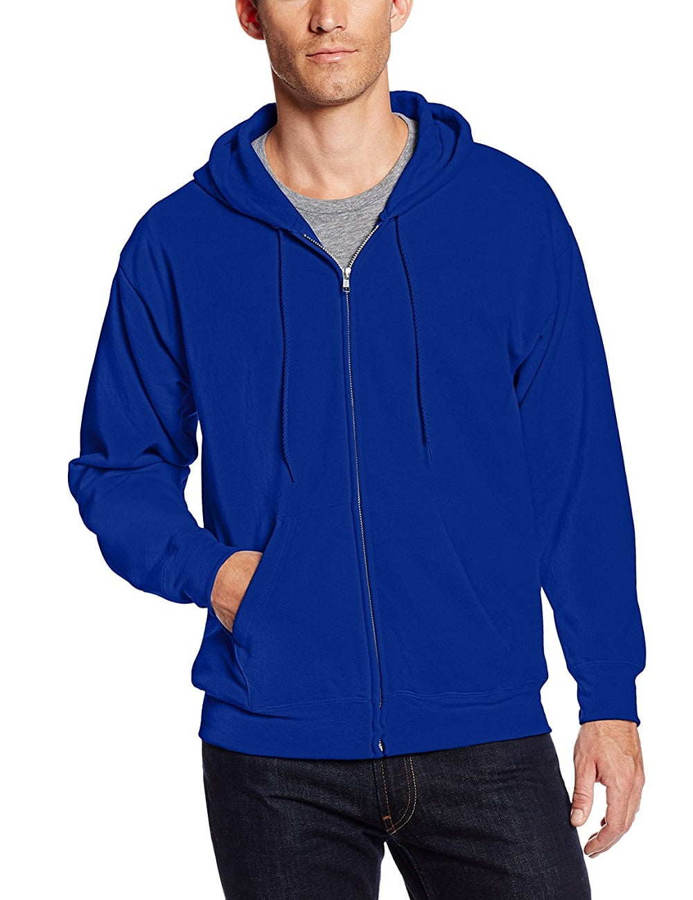 royal blue zipper hoodie