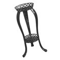 thumbnail image 2 of Colaxi 32 Inch Tall Flower Pot Rack for Bedroom Kitchen Balcony Office Indoor Outdoor with 3 Feet Round Containers , Black, 2 of 6
